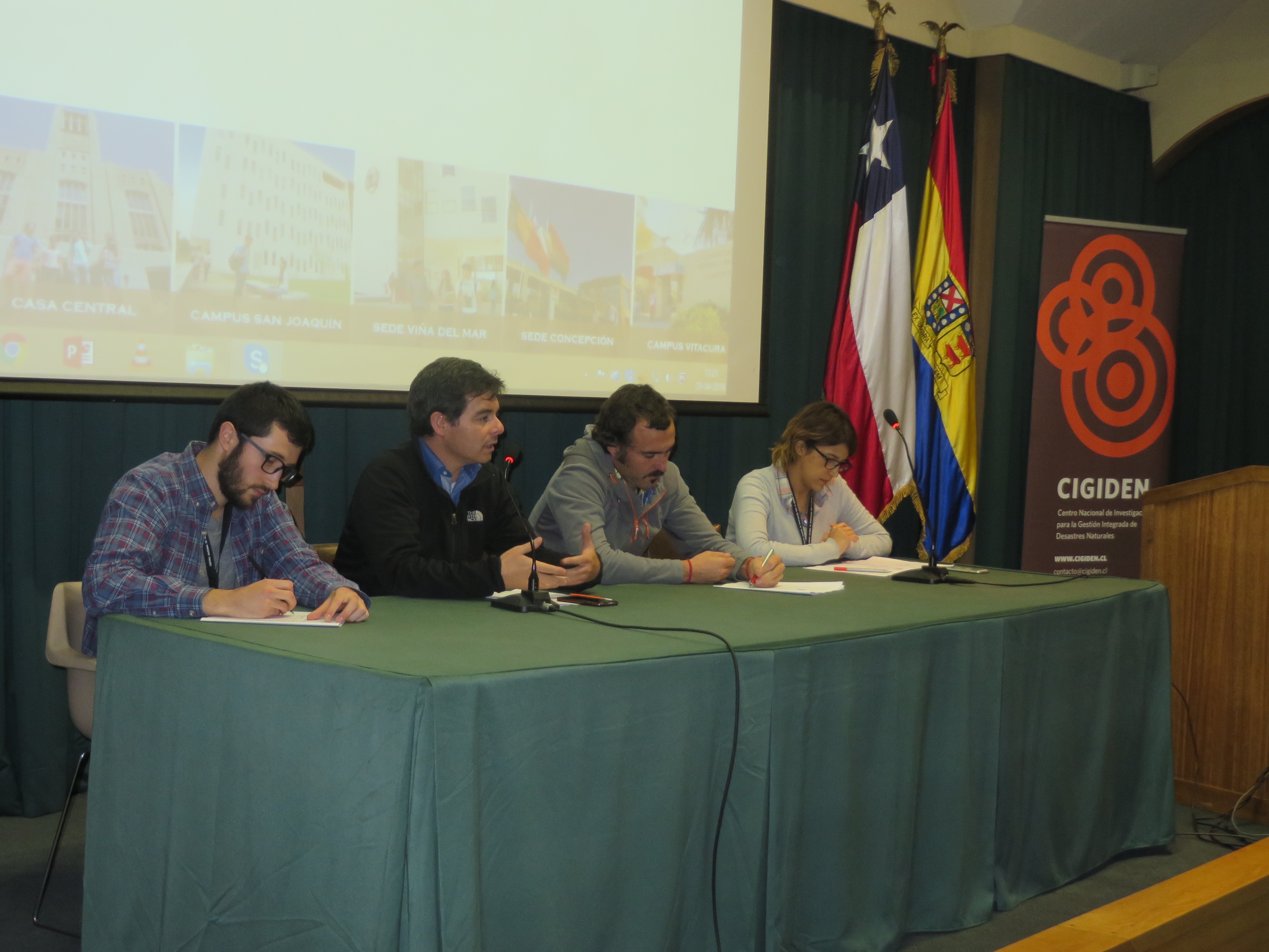 Estudiantes de las cuatro universidades que componen CIGIDEN se reunieron en el segundo encuentro del Capítulo Estudiantil
