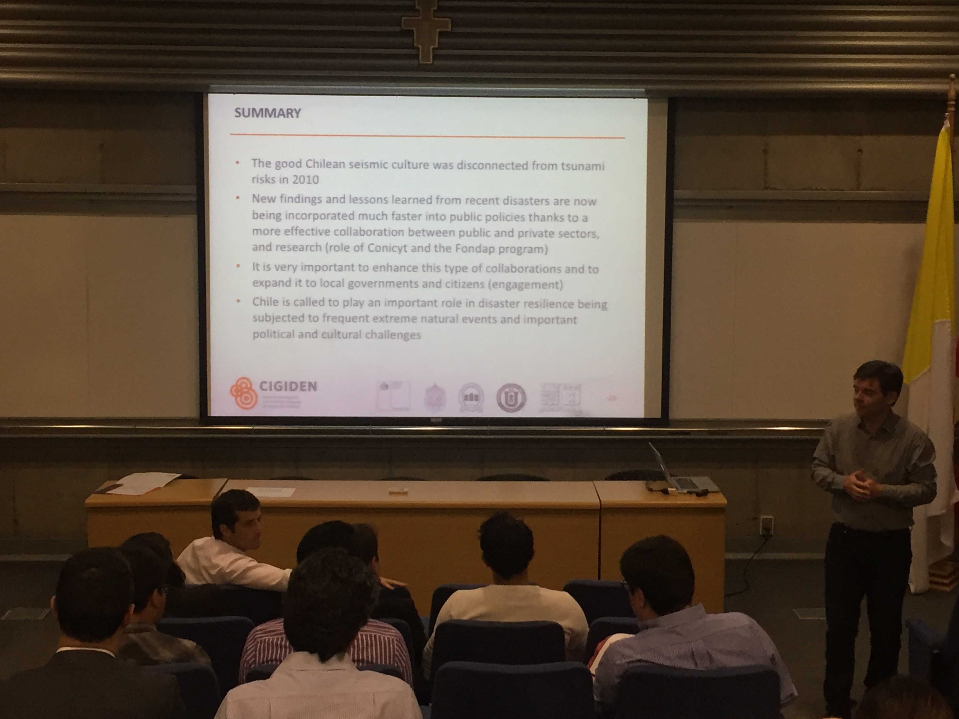 Profesionales de Ingeniería participaron en el taller de GEM y CIGIDEN «Improving Earthquake Resilience»