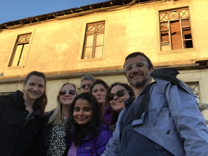 Cuatro estudiantes y un académico de la U. de Massachusetts estuvieron por dos semanas en Chile junto al investigador Gonzalo Bacigalupe