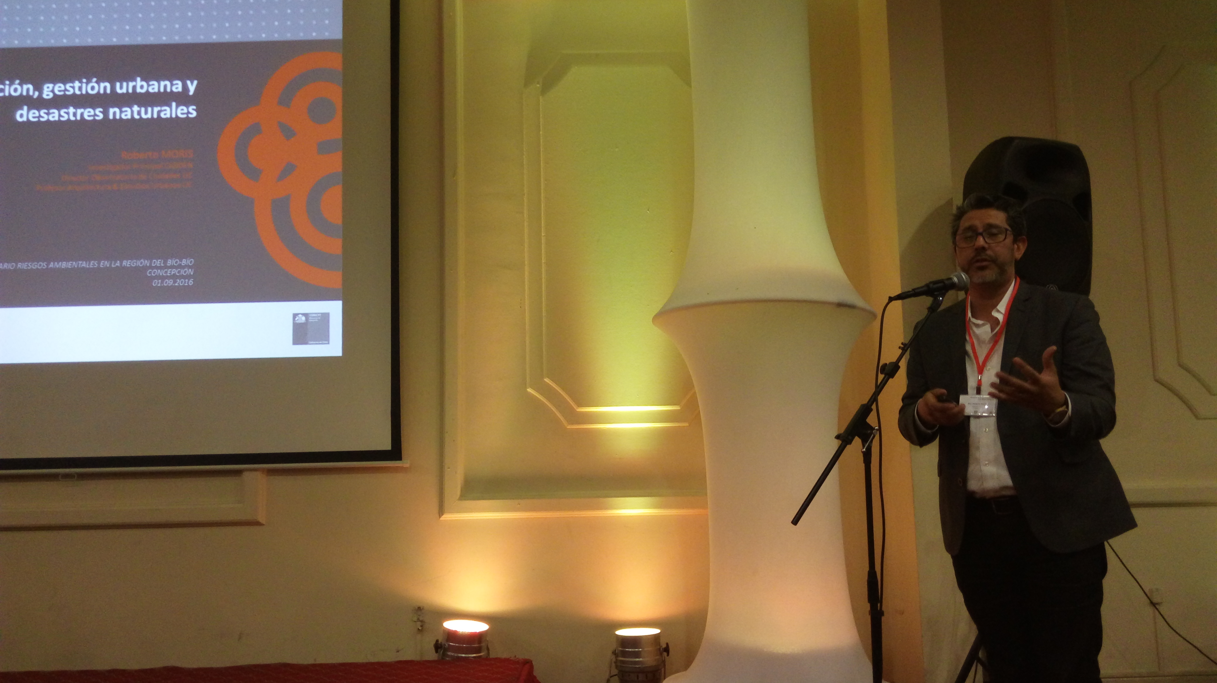 Investigadora Carolina Martínez se refirió al seminario “Riesgos Ambientales en la Región del Bío Bío”