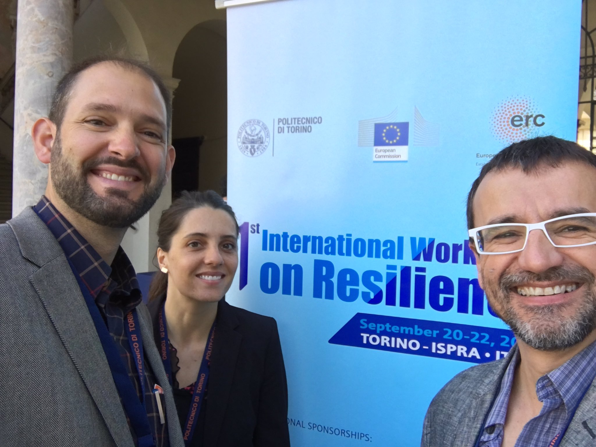 Investigadores de CIGIDEN participaron del primer International Workshop on Resilience en Turín, Italia