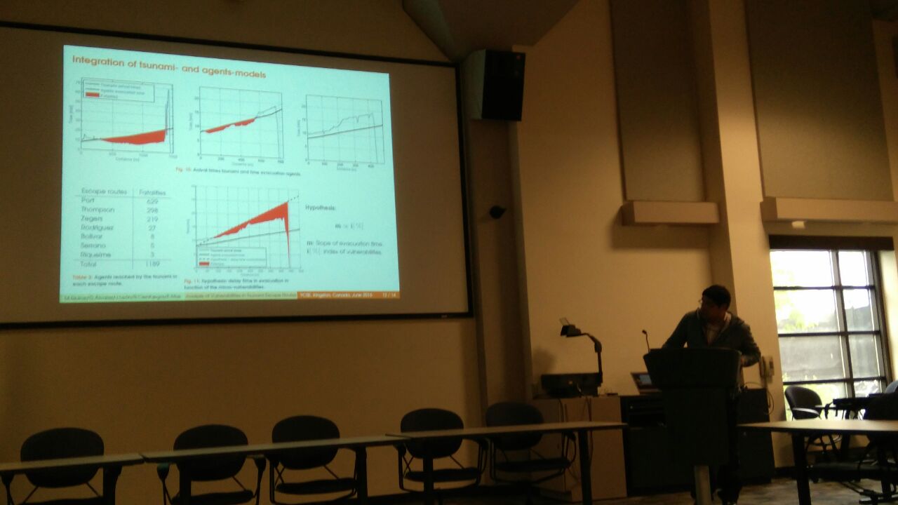 Marco Quiroz y Roberto Agredano, integrantes del capítulo estudiantil de CIGIDEN, asistieron a importante encuentro de ingenieros costeros en la Universidad de Queen’s en Canadá