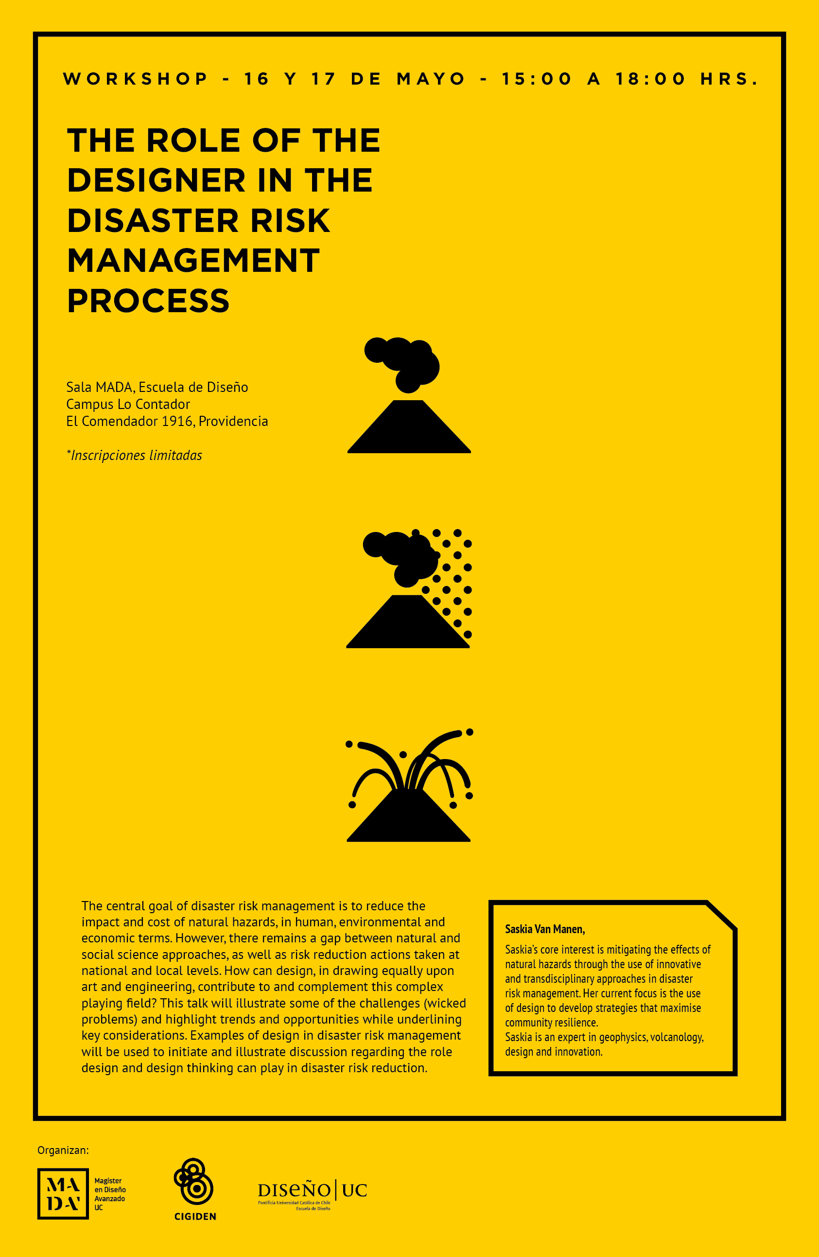 Workshop The role of the designer in the disaster risk management process