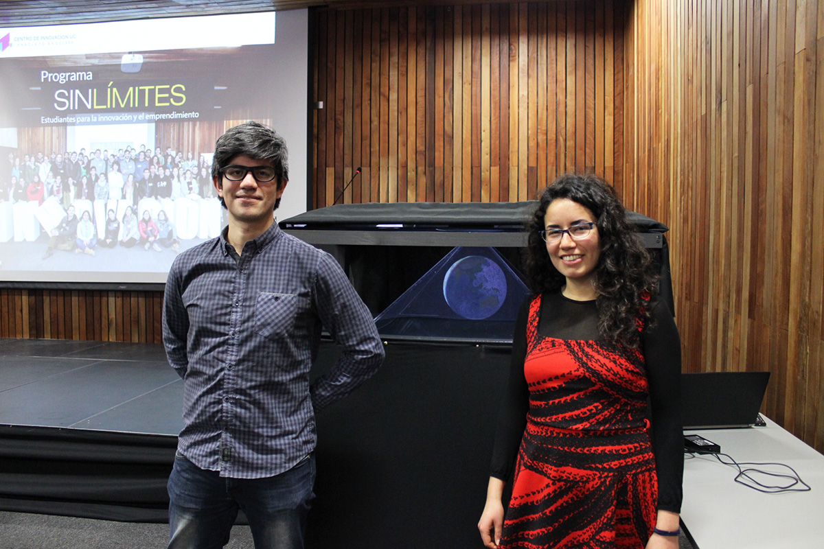TsunamiLab holograma, uno de los tres ganadores de SINLÍMITES del Centro de Innovación UC
