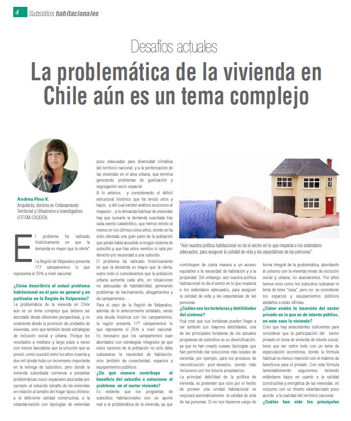 La problemática de la vivienda en Chile aún es un tema complejo