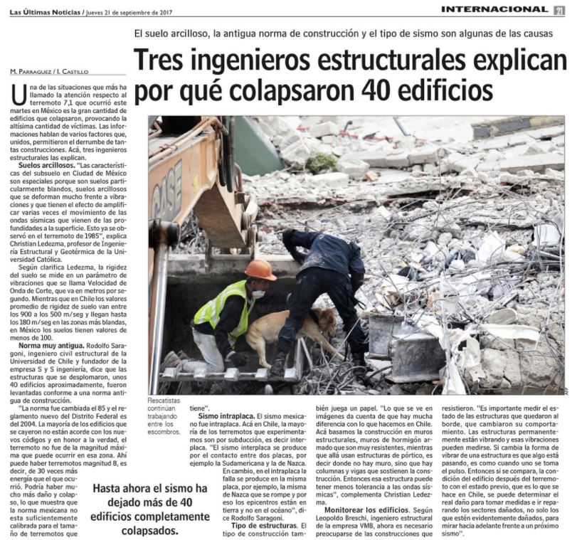 Tres ingenieros estructurales explican por qué colapsaron 40 edificios