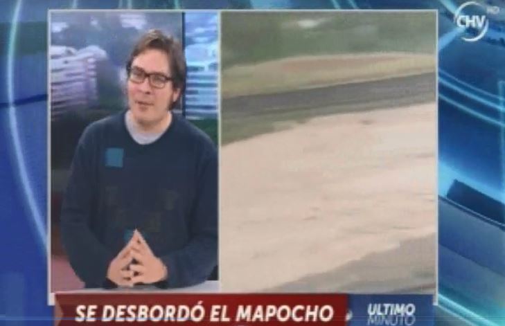 Se desbordó el Mapocho