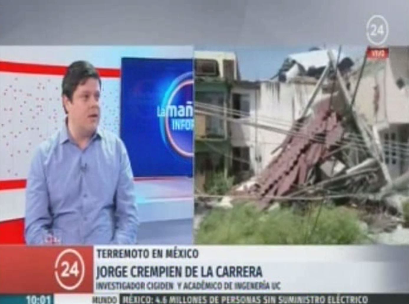 Terremoto en México: 45 edificios destruidos