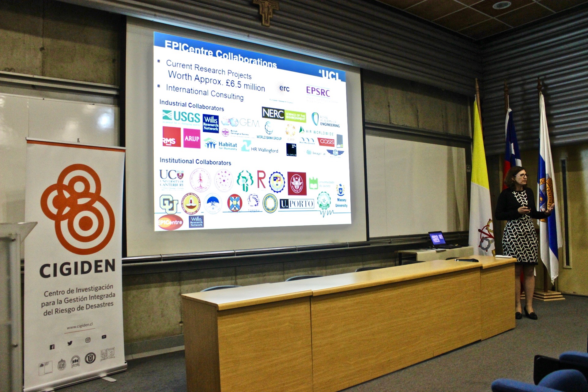 Seminario abordó la relación entre riesgo sísmico y el impacto en sistemas interdependientes en ciudades