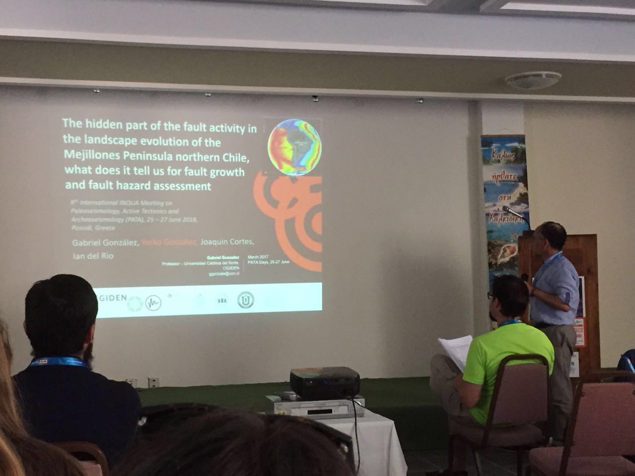 Investigadores de CIGIDEN participan de encuentro internacional de paleosismología en Grecia