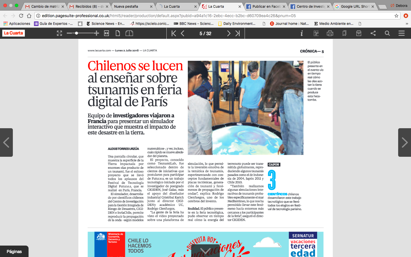 Mercurio de Antofagasta: volcanes activos y planes de evacuación