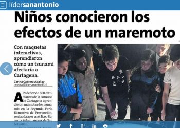 Lider San Antonio: Niños conocieron los efectos de un maremoto