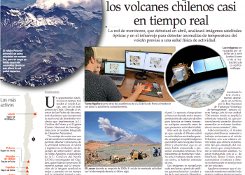 El Mercurio: Satélites vigilarán volcanes chilenos casi en tiempo real