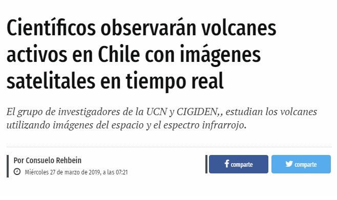 Publimetro: Científicos observarán volcanes activos