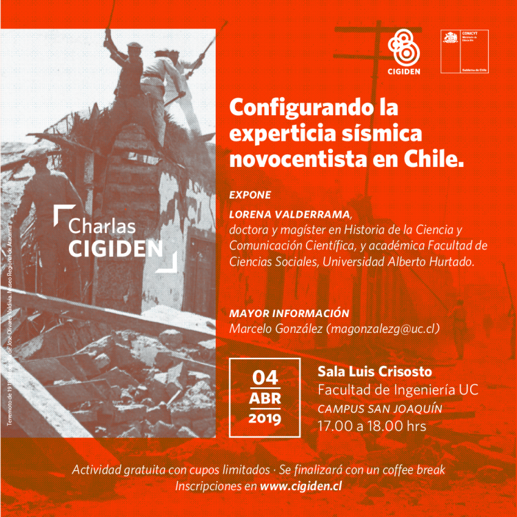 Configurando la experticia sísmica novocentista en Chile