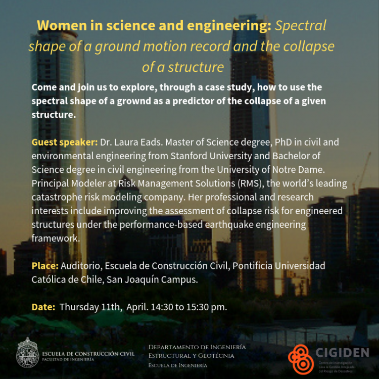 Women in Science and engineering: Structural collapse potential and spectral shape