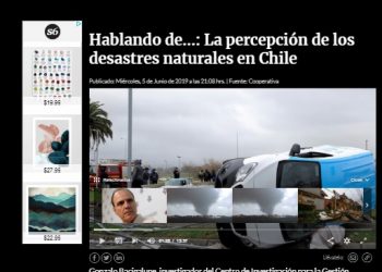 Cooperativa: (Podcast) La percepción de los desastres naturales en Chile
