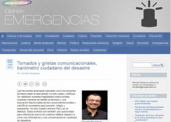 Cooperativa: Tornados y grietas comunicacionales, barómetro ciudadano del desastre