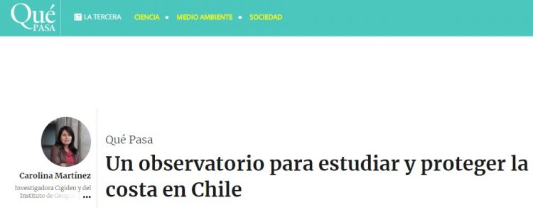 Qué Pasa: Un observatorio para estudiar y proteger la costa en Chile