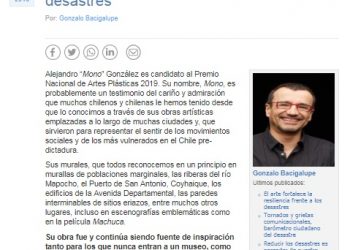 Cooperativa: El arte fortalece la resiliencia frente a los desastres