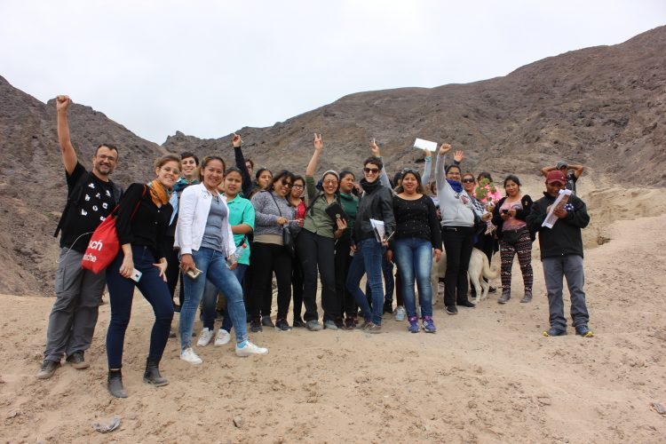 Conversatorio, mapeo comunitario y taller de riesgo aluvionar en macrocampamento en Antofagasta