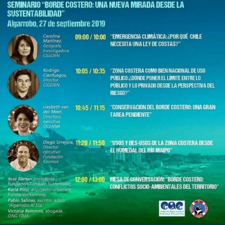 Seminario Borde Costero: Una nueva mirada desde la sustentabilidad