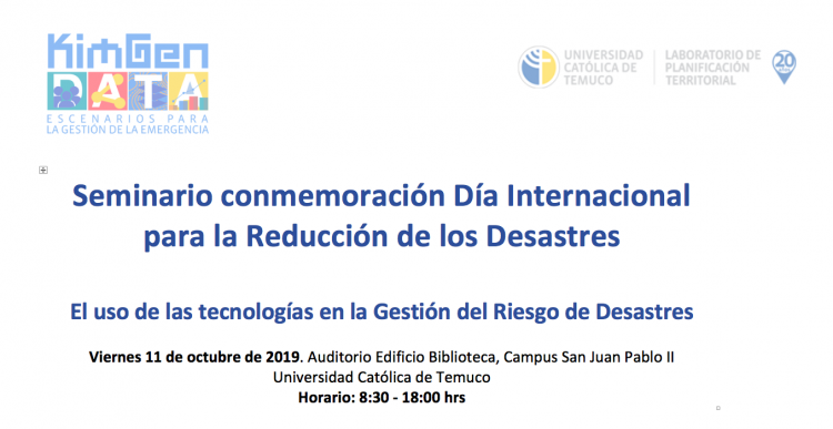 Seminario conmemoración Día Internacional para la Reducción de los Desastres
