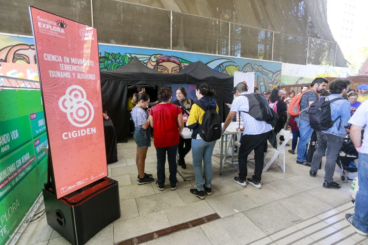 CIGIDEN fue parte del “Viaje a través de la ciencia” en Festival Eureka de Explora Conicyt