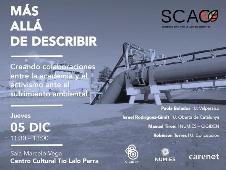 Más allá de describir, creando colaboraciones entre la academia y el activismo ante el sufrimiento ambiental