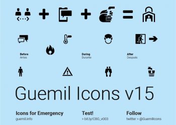 Expertos en información visual lanzan íconos que podrían ser usados durante emergencias sanitarias