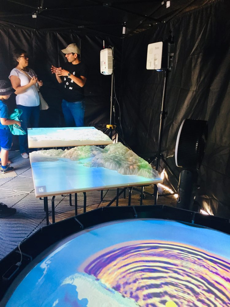 Un viaje “simulado” a las amenazas naturales como terremotos y tsunamis en Talcahuano