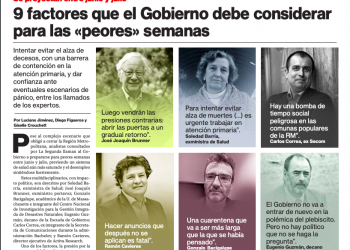 La Segunda: 9 factores que el Gobierno debe considerar para las «peores» semanas