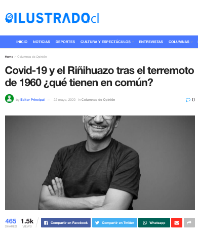 El País: 60 años del terremoto más grande de la historia