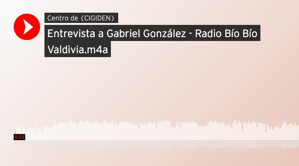 Radio Bío Bío Valdivia: Entrevista al géologo Gabriel González sobre terremoto de 1960