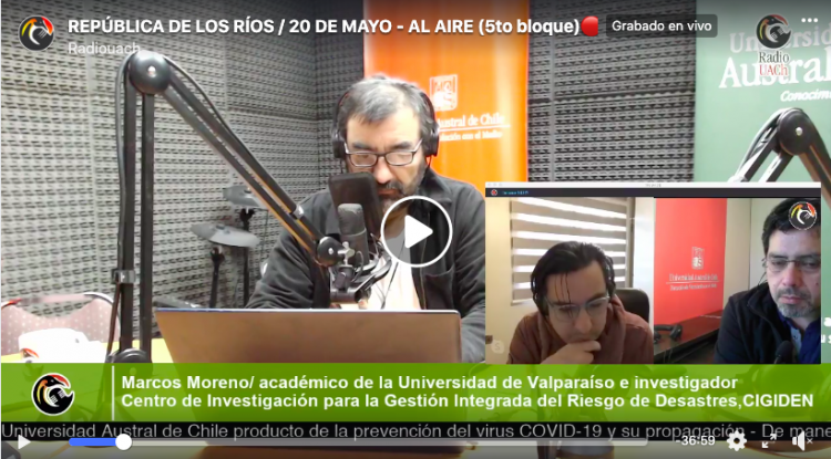 Radio UACH: Entrevista al investigador Marcos Moreno sobre terremoto de 1960