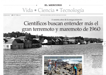 El Mercurio: Científicos buscan entender más el gran terremoto y maremoto de 1960