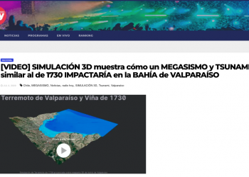 Radio Hoy: [VIDEO] SIMULACIÓN 3D muestra cómo un MEGASISMO y TSUNAMI similar al de 1730 IMPACTARÍA en la BAHÍA de VALPARAÍSO
