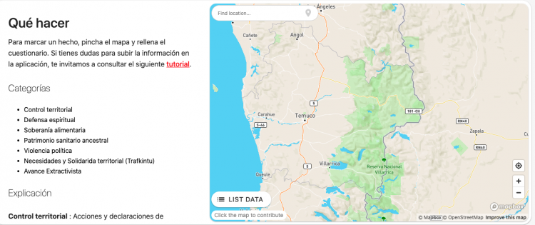 Lanzan plataforma digital que documentará los efectos de la pandemia en el territorio mapuche