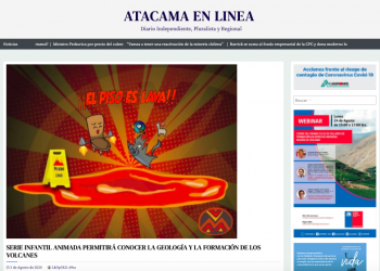 Atacama en Línea.cl: Serie infantil animada permitirá conocer la geología y la formación de los volcanes