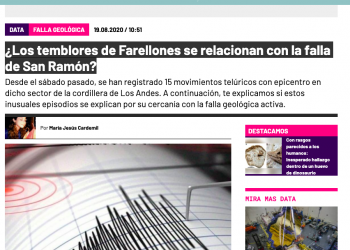 Futuro 360.com: ¿Los temblores de Farellones se relacionan con la falla de San Ramón?