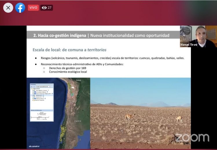 Encuentro aborda el rol de los saberes locales en la gestión del riesgo de desastre