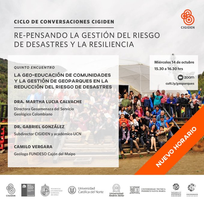 Ciclo de conversaciones de CIGIDEN aborda la Gestión del Riesgo de Desastre en contexto de pandemia