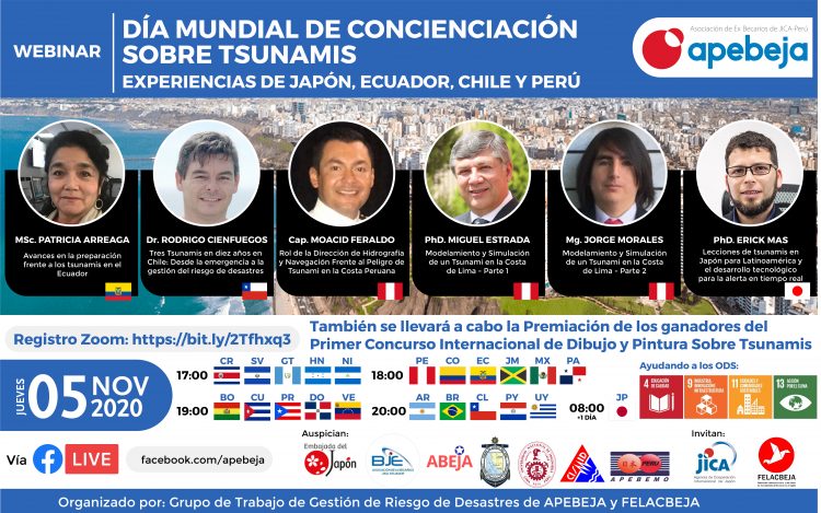 Charla: «Tres tsunamis en diez años en Chile, desde la emergencia a la gestión de riesgo de desastres»