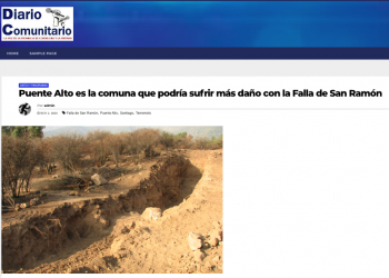 Diario Comunitario.cl: Puente Alto es la comuna que podría sufrir más daño con la Falla de San Ramón