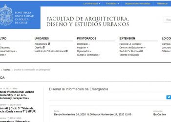 Fadeu.uc.cl: Diseñar la Información de Emergencia