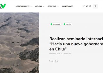 PáginaV.cl: Realizan seminario internacional “Hacia una nueva gobernanza costera en Chile”