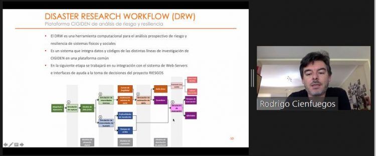 Investigadores de CIGIDEN participan en evento virtual organizado por el proyecto “Riesgos”