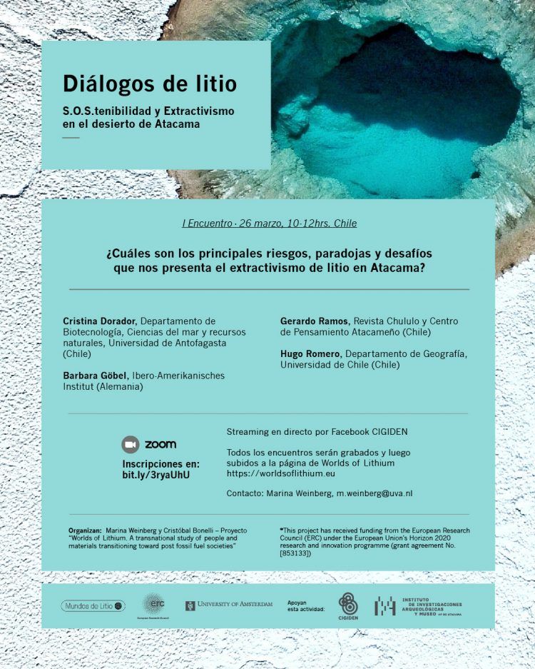 «Diálogos del litio: S.O.S.tenibilidad y Extractivismo en el desierto de Atacama»