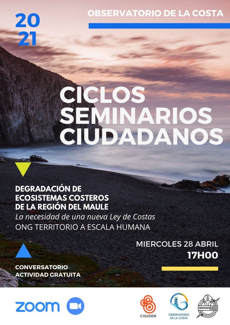 Conversatorio ciudadano «Degradación de ecosistemas costeros de la Región del Maule y la necesidad de una nueva Ley de Costas»