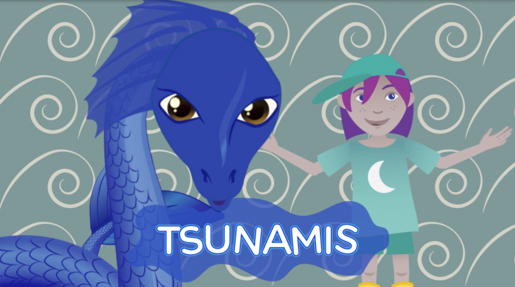 Lanzan serie animada para educar a los niños sobre el riesgo de tsunami